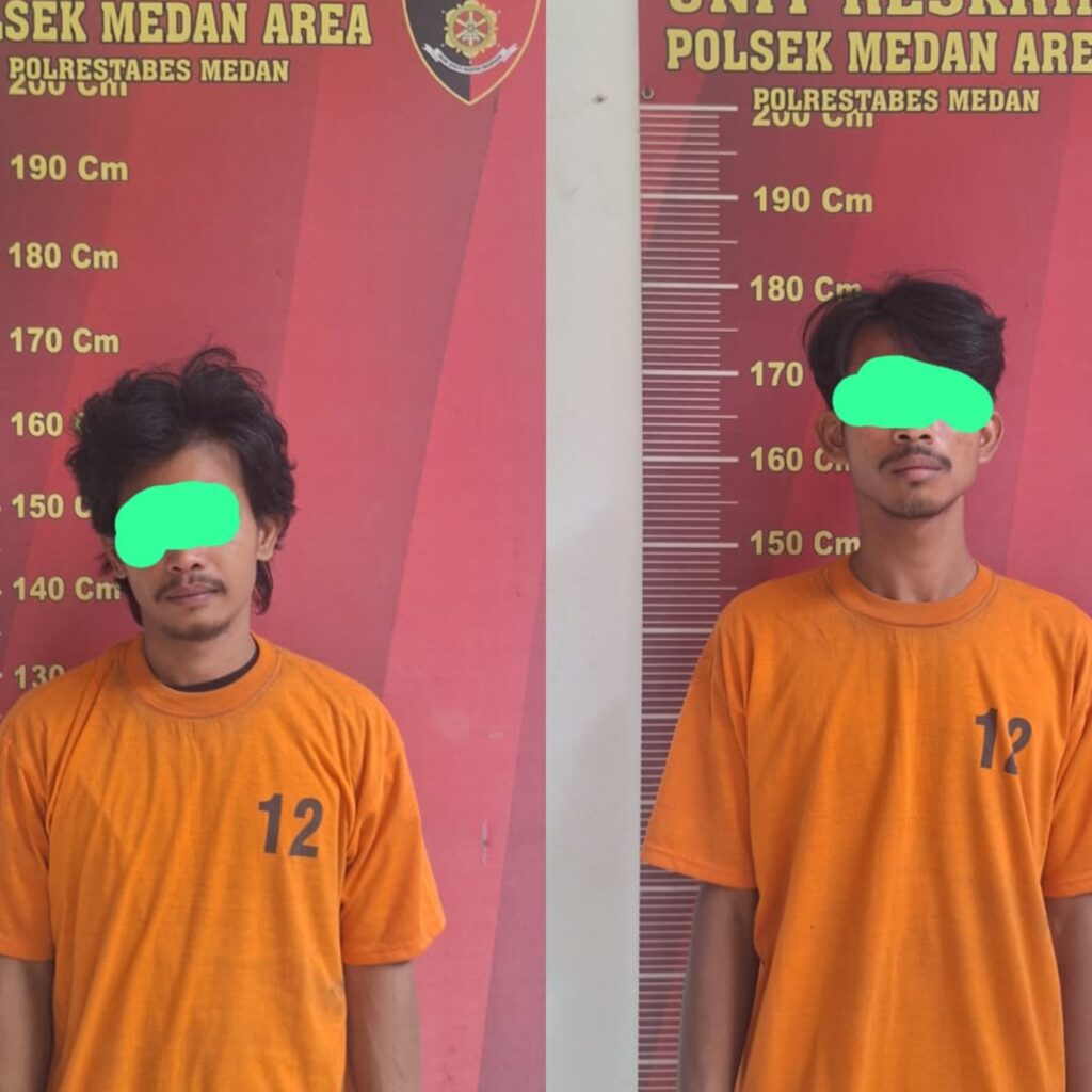 Ini Tampang 2 Terduga Maling Pintu Rumah Kosong di Jalan Langgar