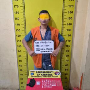 Berbekal Informasi Warga, Polisi Ringkus Pengedar 16 Paket Sabu di Jantung Kota Lubuk Pakam