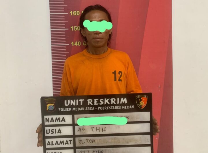 Polsek Medan Area Amankan Spesialis Pembobol Rumah Kosong