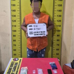 Polresta Deli Serdang Tangkap Pengedar Sabu Pantai Labu
