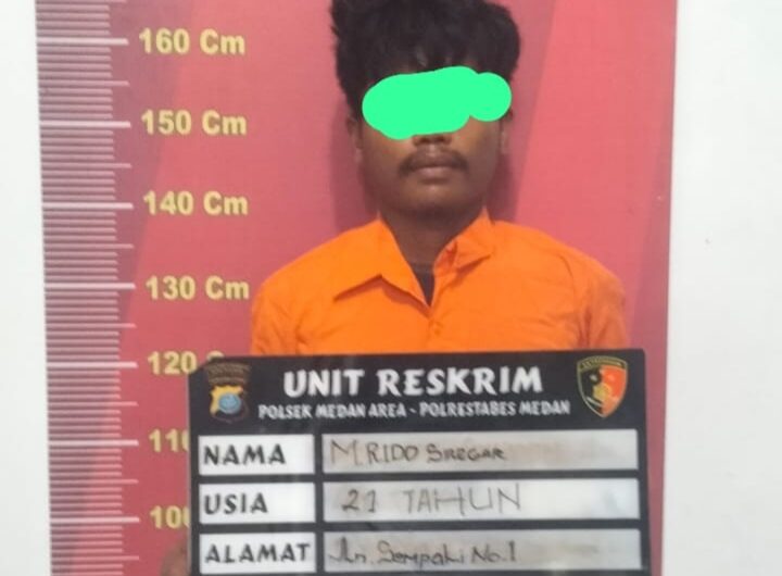 Polsek Medan Area Tangkap Pembegal Wanita Bermotor, Dihadang Menggunakan Besi Tajam