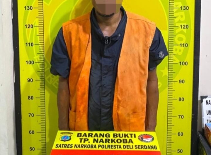 Polresta Deli Serdang Ringkus Pengedar Narkoba di Desa Sena
