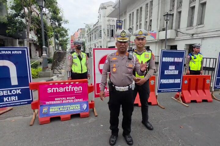 Ada Karnaval di Lapangan Merdeka Sebagian Jalan di Medan Ditutup