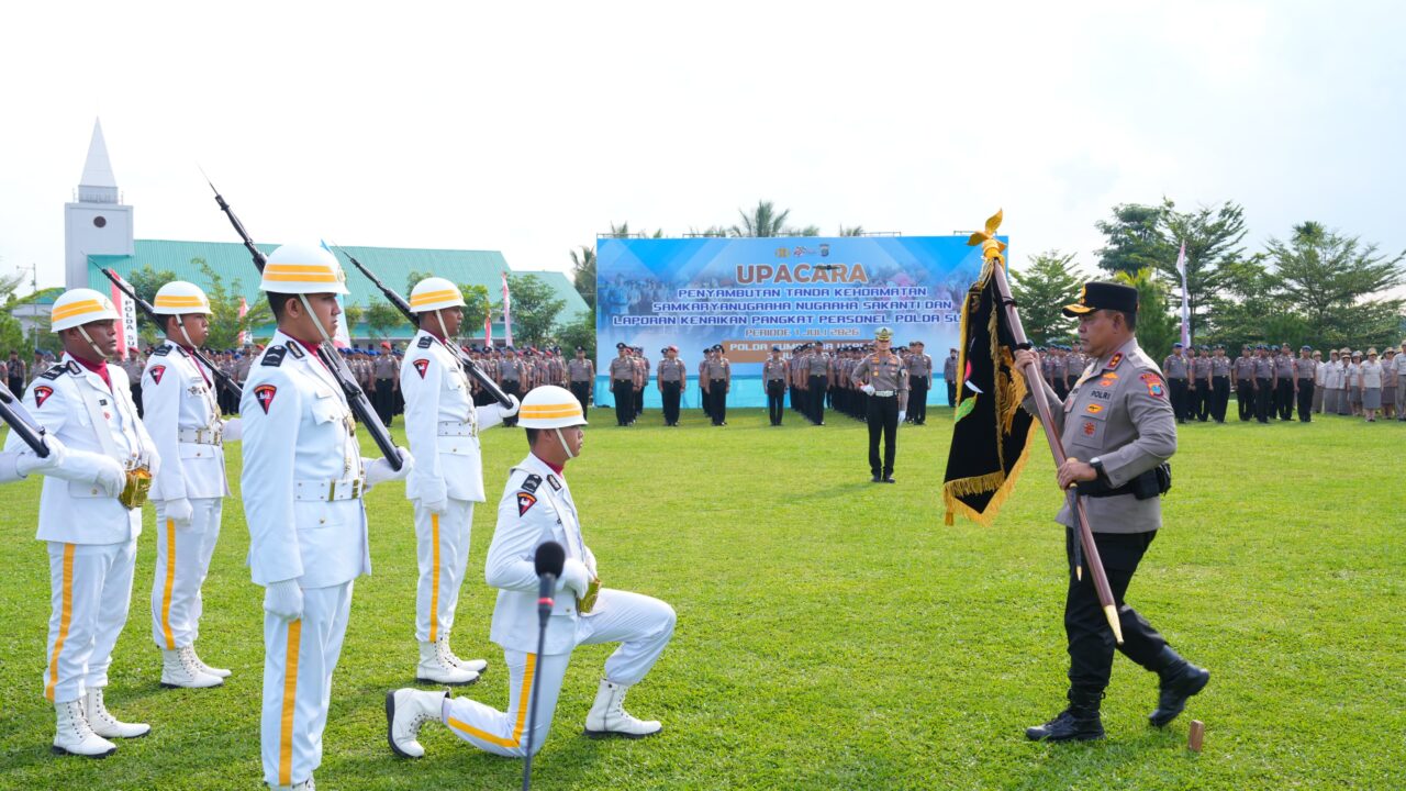 Kapolda Sumut: Nugraha Sakanti Jadi Amanah, 359 Personel Naik Pangkat Diminta Tingkatkan Pengabdian