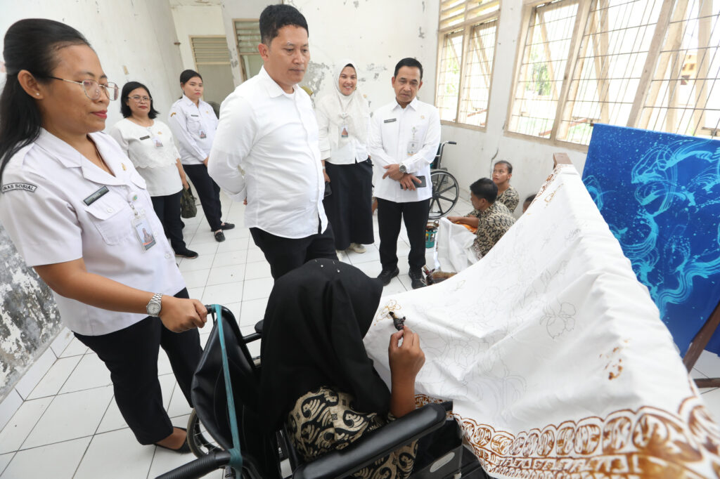 Batik Ciprat Karya Warga Binaan UPTD Sei Buluh Curi Perhatian, Dinsos Sumut Siapkan Pemasaran Digital
