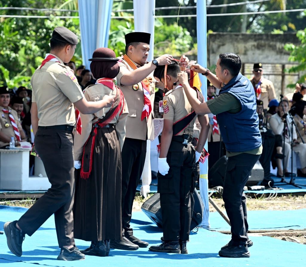 Bobby Nasution Tutup Jamdasu XI, Hadiahi 19 Petugas Upacara Berangkat ke Jamnas 2026
