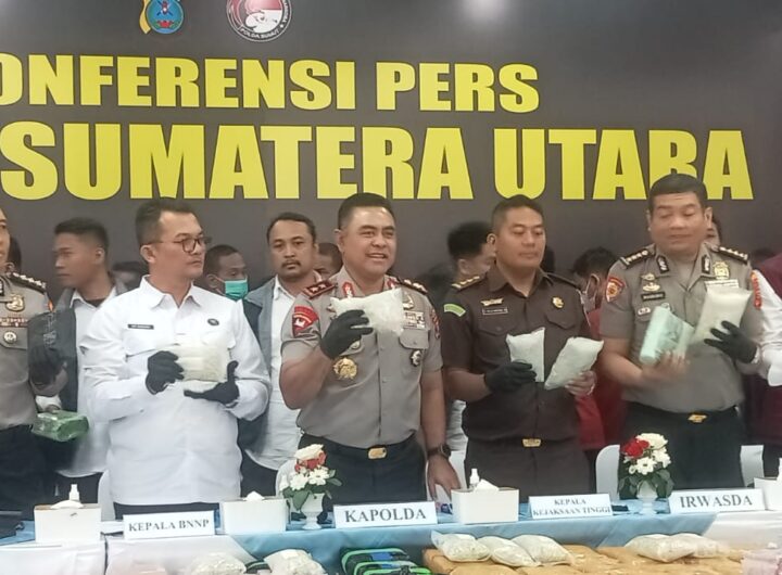 Januari-Juli 2026, Polda Sumut Sita 5,3 Ton Narkotika, Ungkap 3.865 Kasus