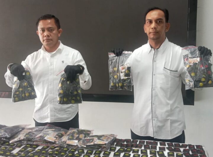 Polda Sumut Gagalkan Peredaran 2.000 Bungkus Vape Getar asal Malaysia di Medan