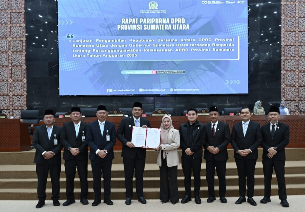 Bobby Nasution dan DPRD Sumut Sepakati Ranperda Pertanggungjawaban APBD 2025