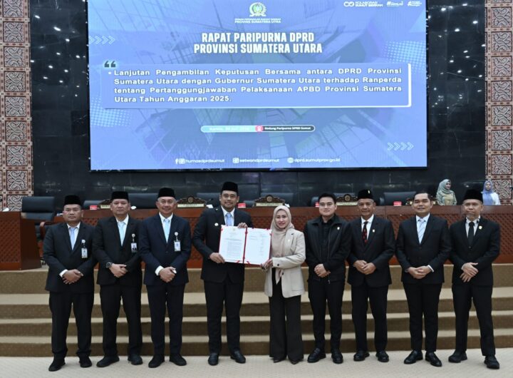 Bobby Nasution dan DPRD Sumut Sepakati Ranperda Pertanggungjawaban APBD 2025
