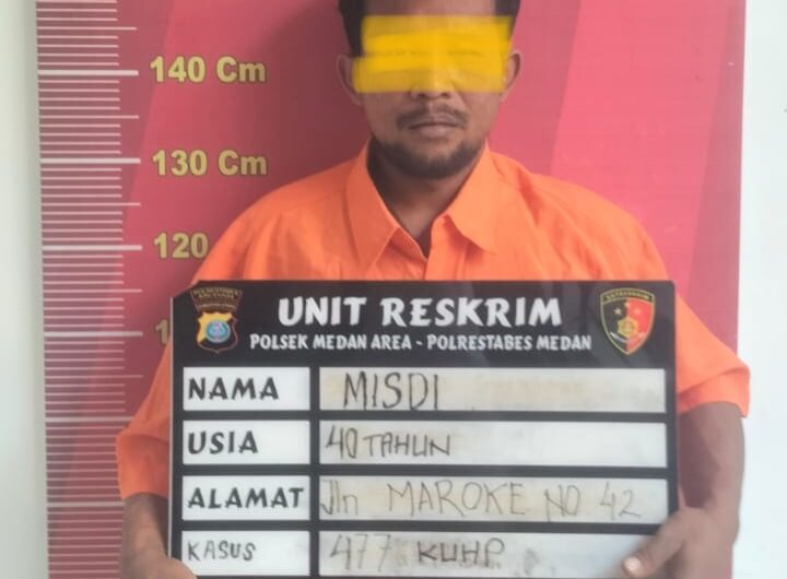 Polsek Medan Area Ungkap Maling 3 Motor di Komplek Mandala Gouju