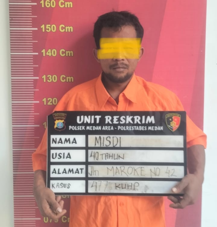 Polsek Medan Area Ungkap Maling 3 Motor di Komplek Mandala Gouju