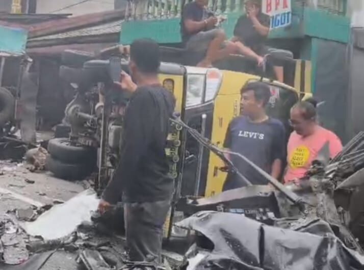 Kecelakaan Beruntun Terjadi di Sibolangit, Sejumlah Kendaraan Remuk dan Korban Tewas