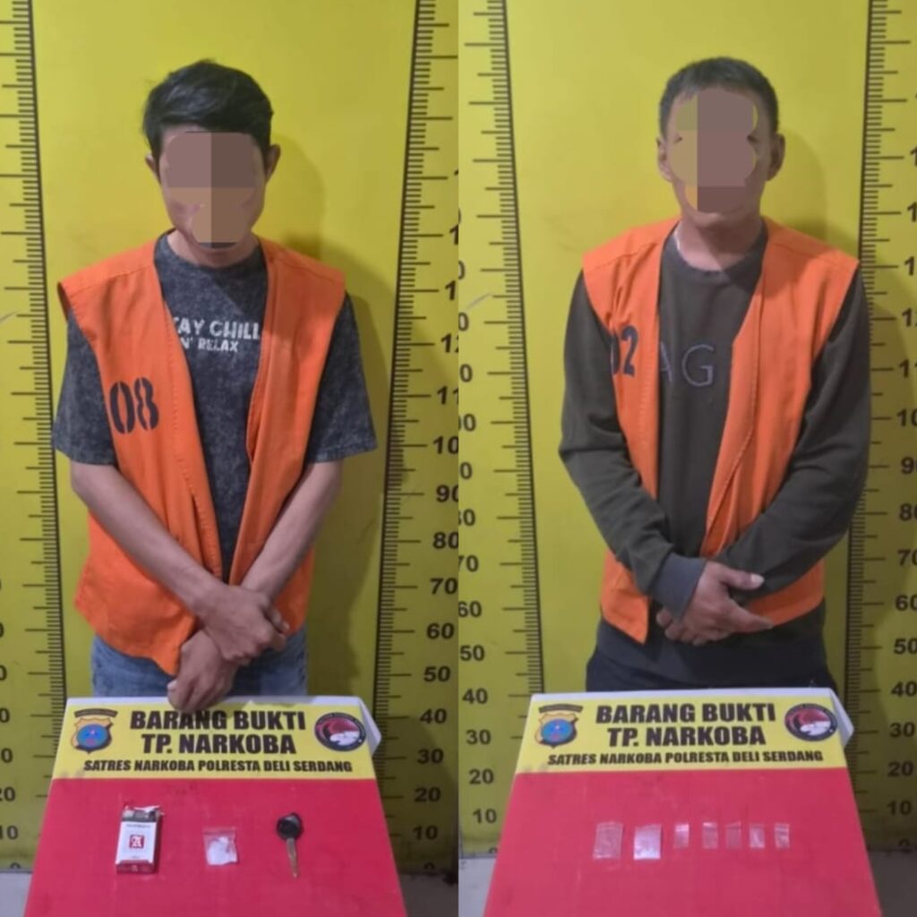 Polresta Deli Serdang Tangkap Kurir dan Pembeli Sabu