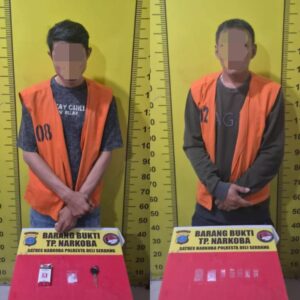 Polresta Deli Serdang Tangkap Kurir dan Pembeli Sabu