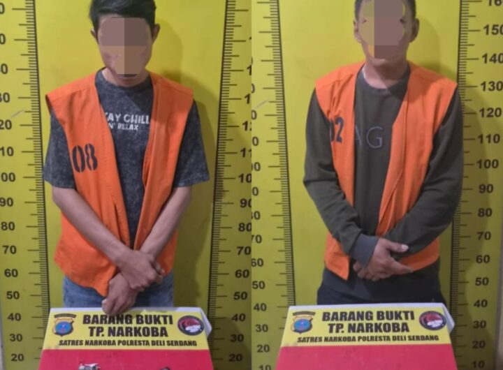 Polresta Deli Serdang Tangkap Kurir dan Pembeli Sabu