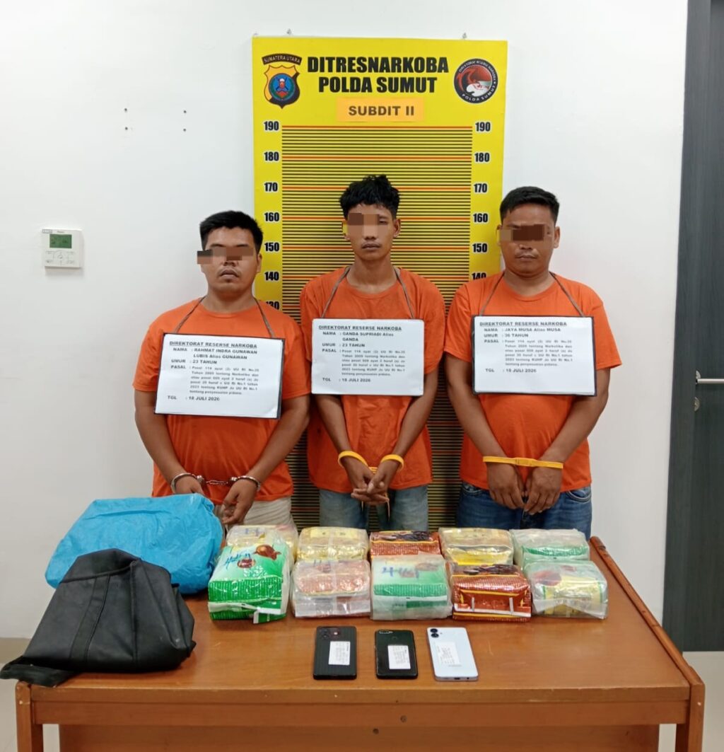 Polda Sumut Gagalkan 10 Kg Sabu Diselundupkan Melalui Jalur Laut