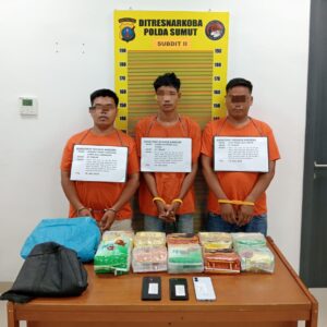 Polda Sumut Gagalkan 10 Kg Sabu Diselundupkan Melalui Jalur Laut