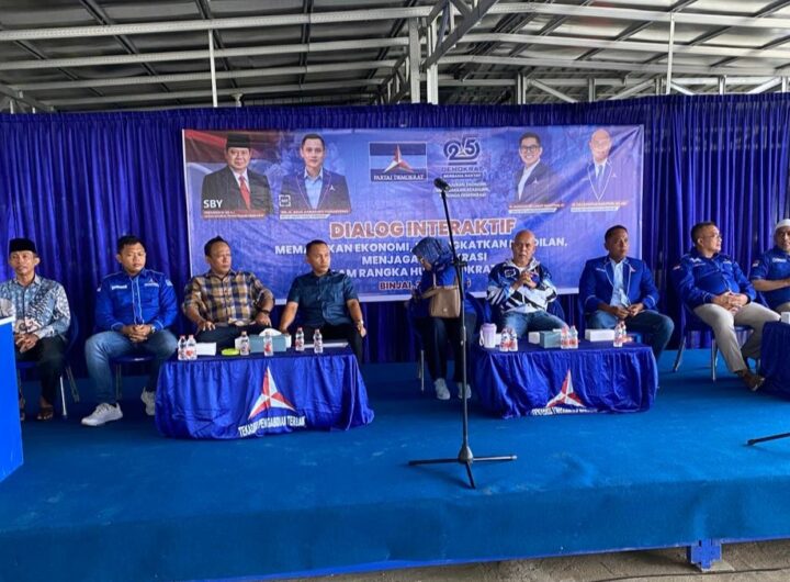 Sambut HUT ke-25, Demokrat Binjai Gelar Dialog Interaktif Bahas Ekonomi dan Demokrasi