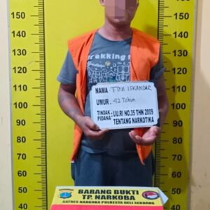 Bawa Ganja 7,43 Gram, Pria di Deli Serdang Ditangkap Polisi