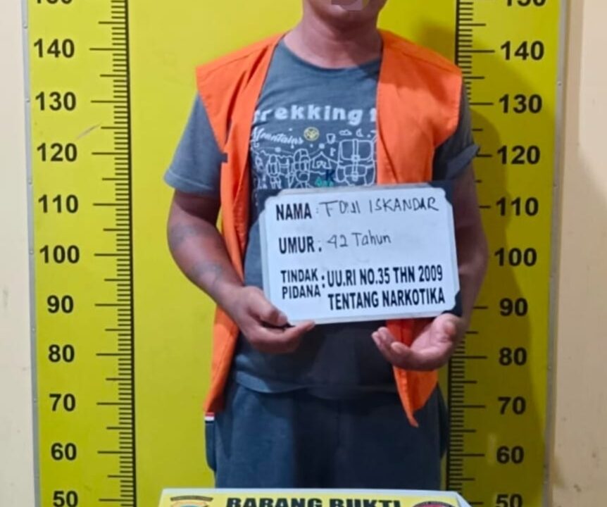 Bawa Ganja 7,43 Gram, Pria di Deli Serdang Ditangkap Polisi