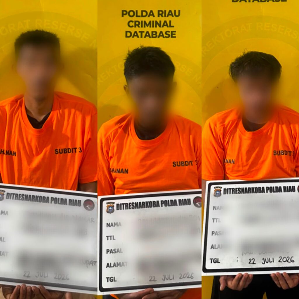 7 Kg Sabu Dikubur di Kebun Sawit, Polisi Ringkus 3 Tersangka