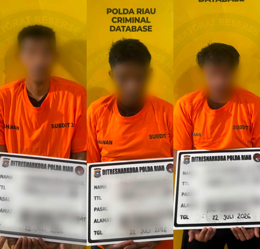 7 Kg Sabu Dikubur di Kebun Sawit, Polisi Ringkus 3 Tersangka