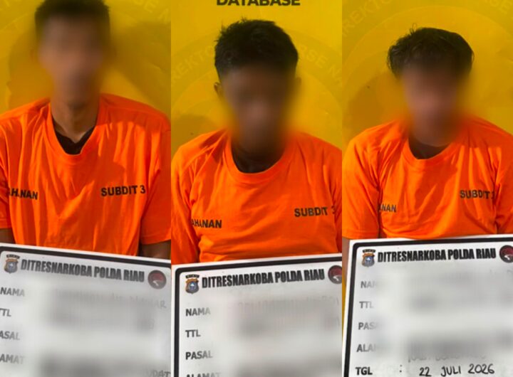 7 Kg Sabu Dikubur di Kebun Sawit, Polisi Ringkus 3 Tersangka