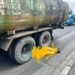 Pengemudi Ojol Tewas Terlindas Truk Tangki di Jalan SM Raja