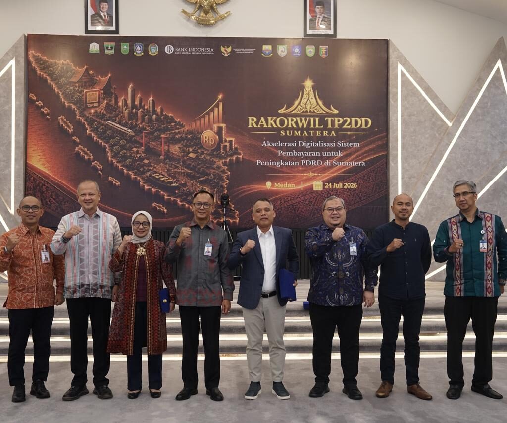 BI dan Kemenko Perekonomian Percepat Digitalisasi PDRD di Sumatera, Sumut Masuk Tiga Besar TP2DD