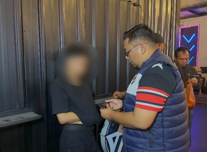 Tim Gabungan Amankan Pengedar Vape Narkoba THM Helen's Night Mart, Dipasang Garis Polisi