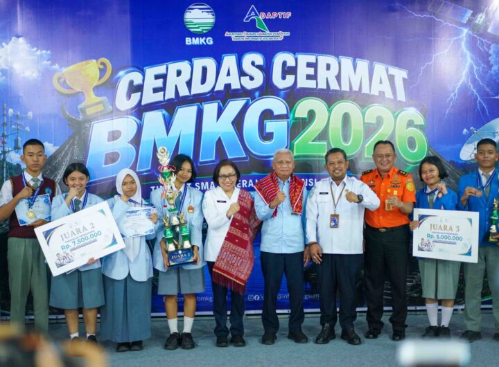 BMKG Gelar LCC 2026 di Sumut, Wagub Dorong Penguatan Literasi Kebencanaan Pelajar