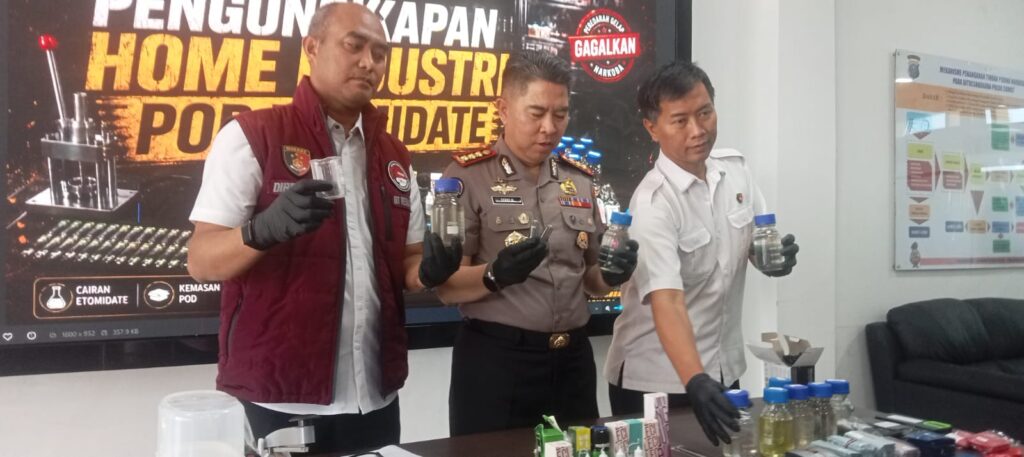Polda Sumut Ungkap Home Industri Vape Getar di Sunggal 