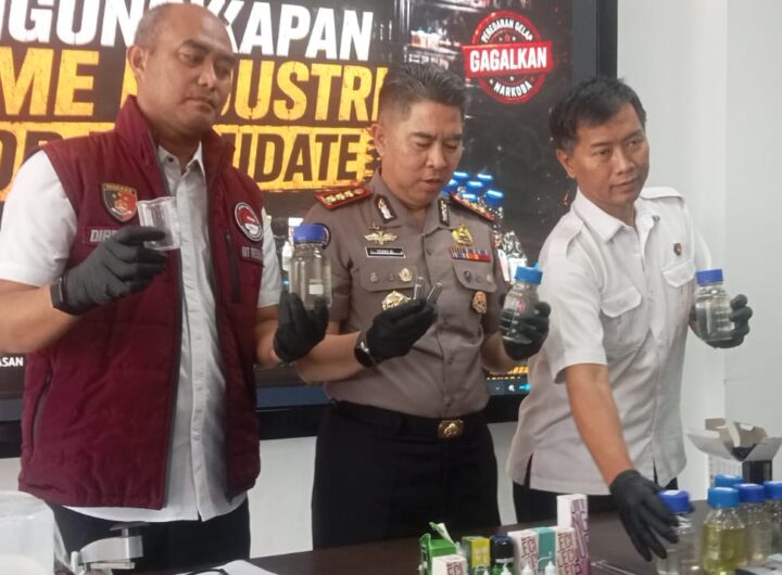 Polda Sumut Ungkap Home Industri Vape Getar di Sunggal 