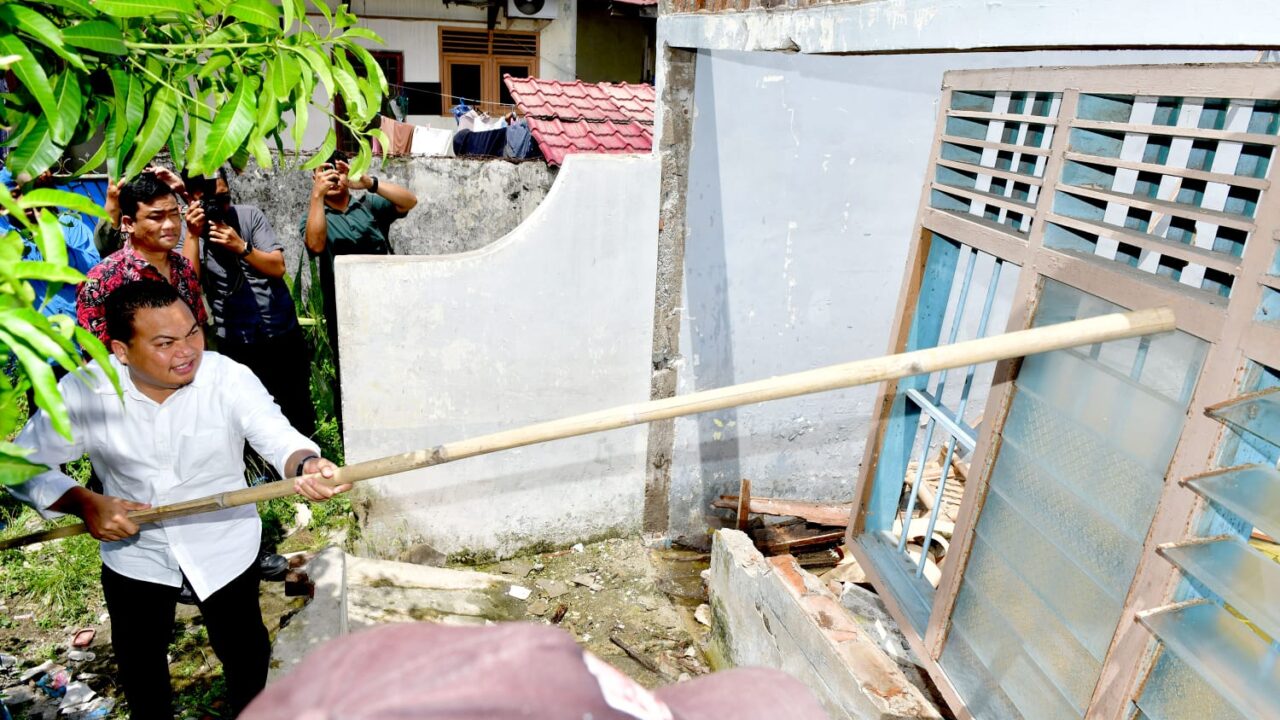 Lagi, PD AIJ Sumut Amankan Aset Pemprov di Binjai dan 5 Rumah Dinas Eks Bioskop Ria Dibongkar