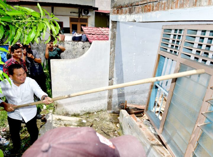 Lagi, PD AIJ Sumut Amankan Aset Pemprov di Binjai dan 5 Rumah Dinas Eks Bioskop Ria Dibongkar