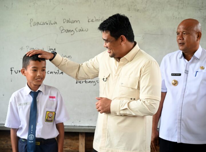 Tak Lagi Belajar di Kelas Becek, Gubsu Bobby Bangunkan Sekolah Baru untuk Siswa Nias Utara