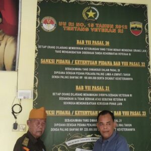 Bukan Sekadar Silaturahmi, H.M. Yusuf Ajak Generasi Muda Rawat Api Perjuangan Para Veteran