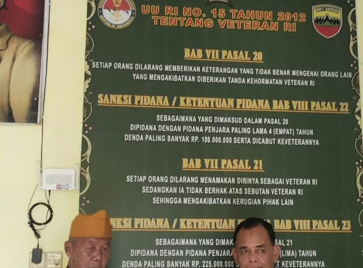 Bukan Sekadar Silaturahmi, H.M. Yusuf Ajak Generasi Muda Rawat Api Perjuangan Para Veteran