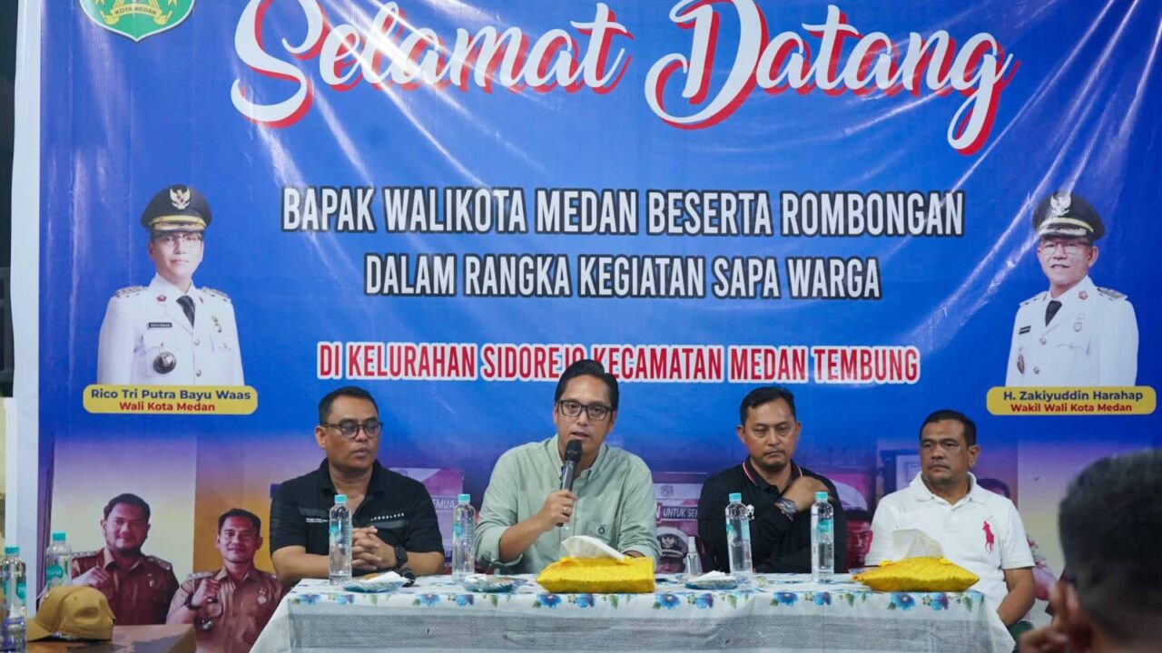 Malam Minggu, Rico Waas Serap Aspirasi  Warga Medan Tembung