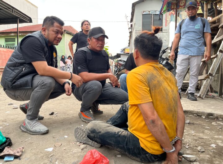 Gerebek Sarang Narkoba di Bantaran Rel KA Medan-Kualanamu, Polisi Amankan Pengedar, 3 Kg Ganja dan Sabu