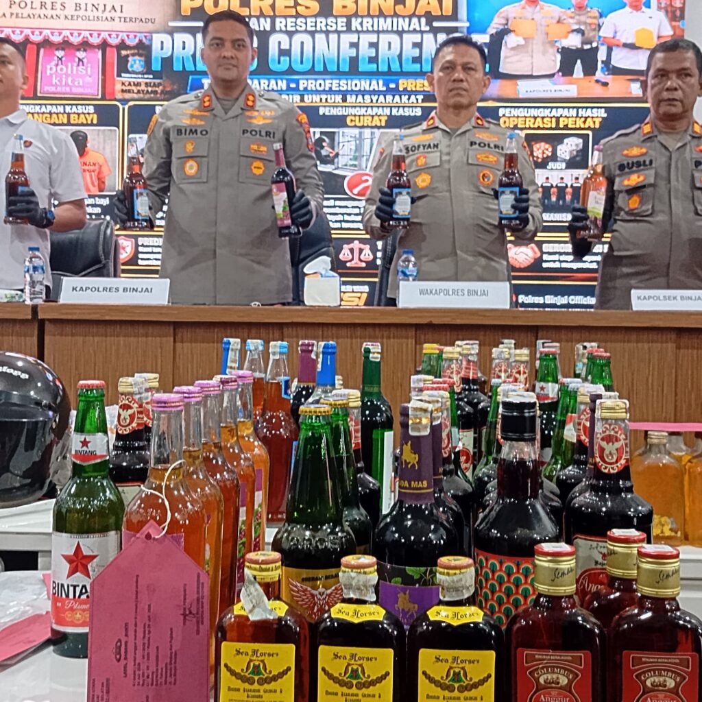 Polres Binjai Bongkar 27 Kasus Kriminal dengan 34 Tersangka, Termasuk Pembuangan Bayi dan Curas