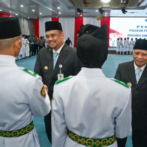 Kukuhkan 74 Paskibraka Sumut, Bobby Nasution Tekankan Peran sebagai Teladan Persatuan
