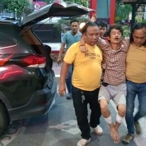Kurang 24 Jam, Jatanras Polda Sumut Tembak Pelaku Begal Sopir Taksi Online