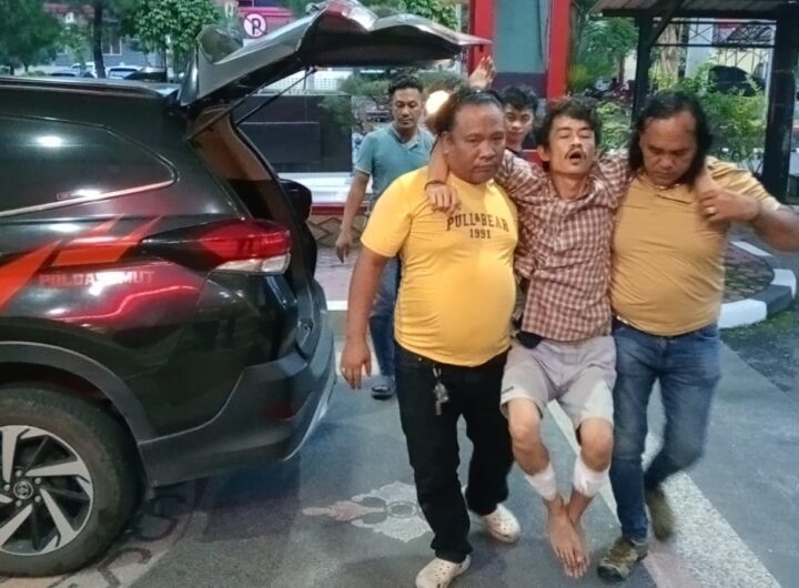 Kurang 24 Jam, Jatanras Polda Sumut Tembak Pelaku Begal Sopir Taksi Online