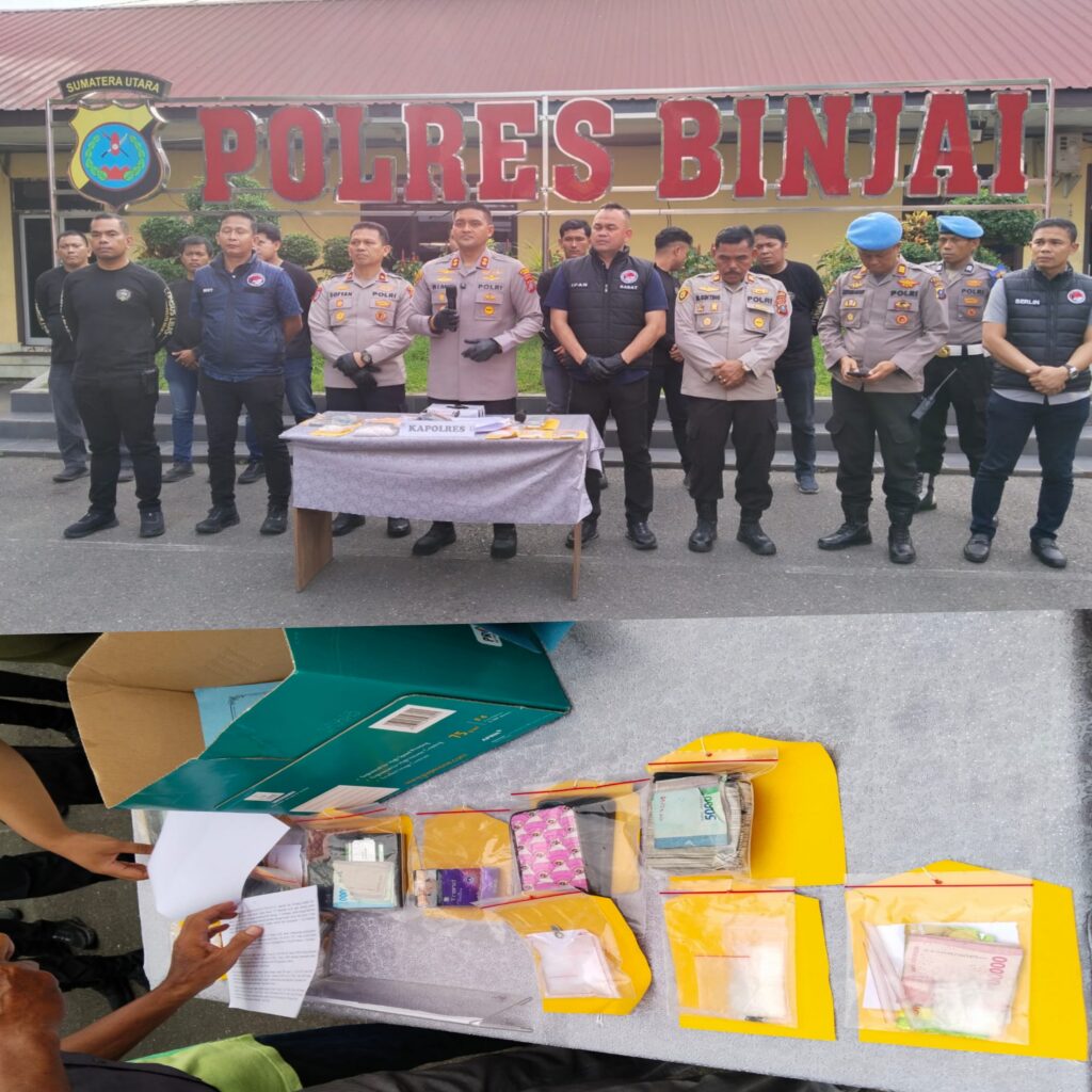 18 Kasus Narkoba Diungkap dalam Tiga Pekan, Polres Binjai Amankan 20 Tersangka