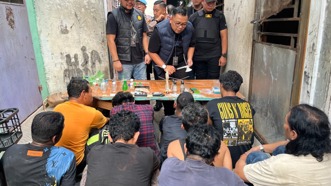 Dua Sarang Narkoba Jalan Mangkubumi Digerebek 2 Pengedar dan 7 Pemakai Diciduk