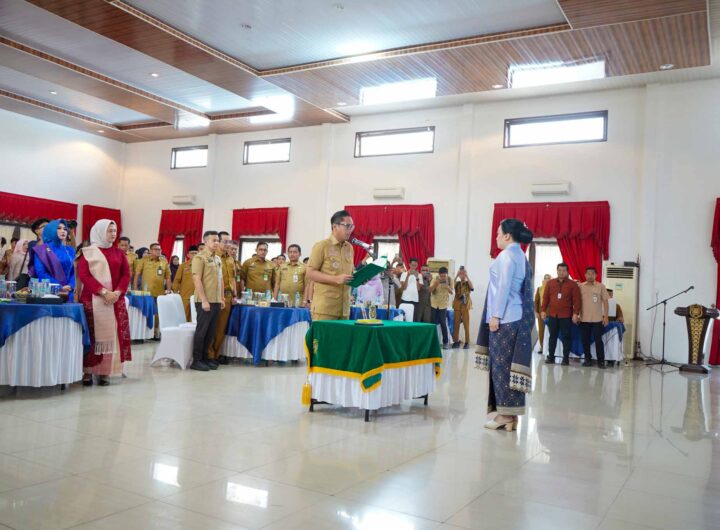 Airin Rico Waas Dilantik Jadi Bunda PAUD Medan, Rico Waas Tekankan Penguatan Karakter Anak
