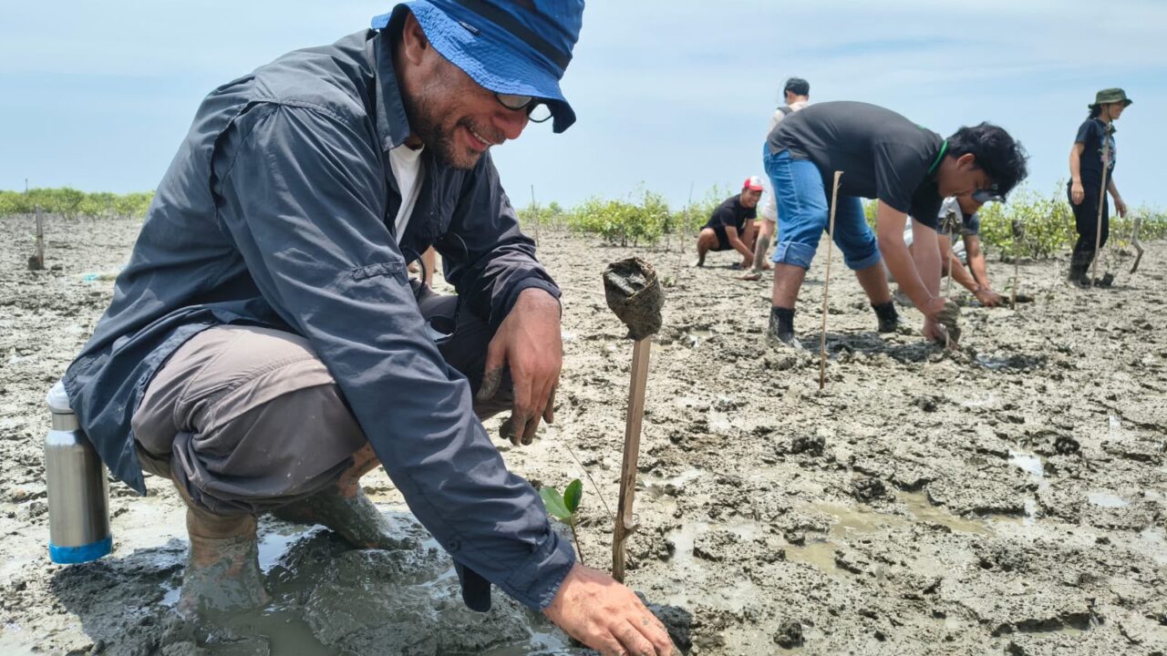 Aksi Bela Negara 2026, NAFAS dan POSSI Sumut Tanam Mangrove hingga Transplantasi Terumbu Karang