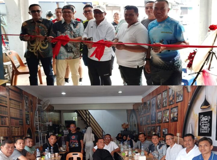Kantor Kita Monitor dan Cafe Kopi Te Kun Resmi Dibuka, Dansat Brimob Polda Sumut dan Wabup Deli Serdang Turut Hadir